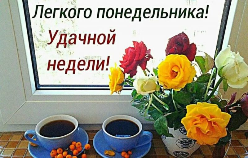  Хорошего понедельника! 200 добрых картинок 