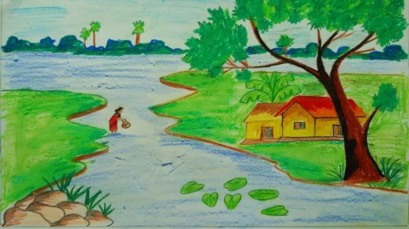  Пейзажи: 160 рисунков карандашами и не только 