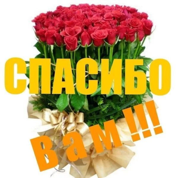  Спасибо большое! 100 красивых картинок 