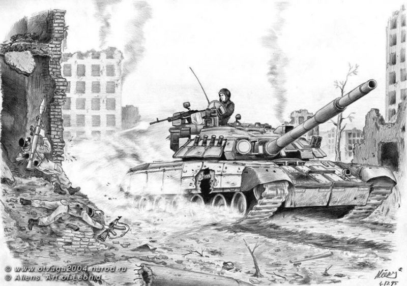 Рисунки на военную тему